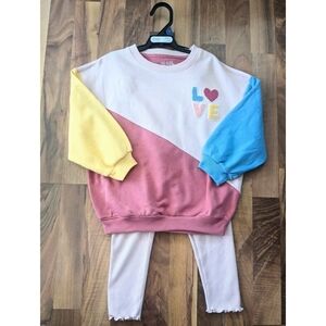 Girls Sweatshirt and Leggings Set